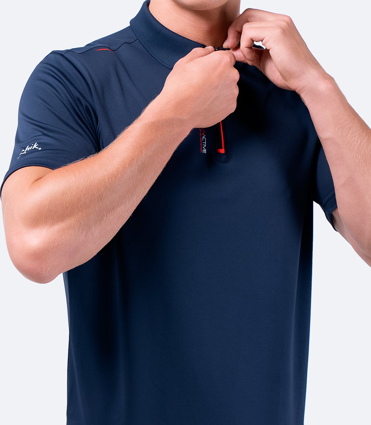 Muška UVActivE UPF50+ Zip sportska polo majica