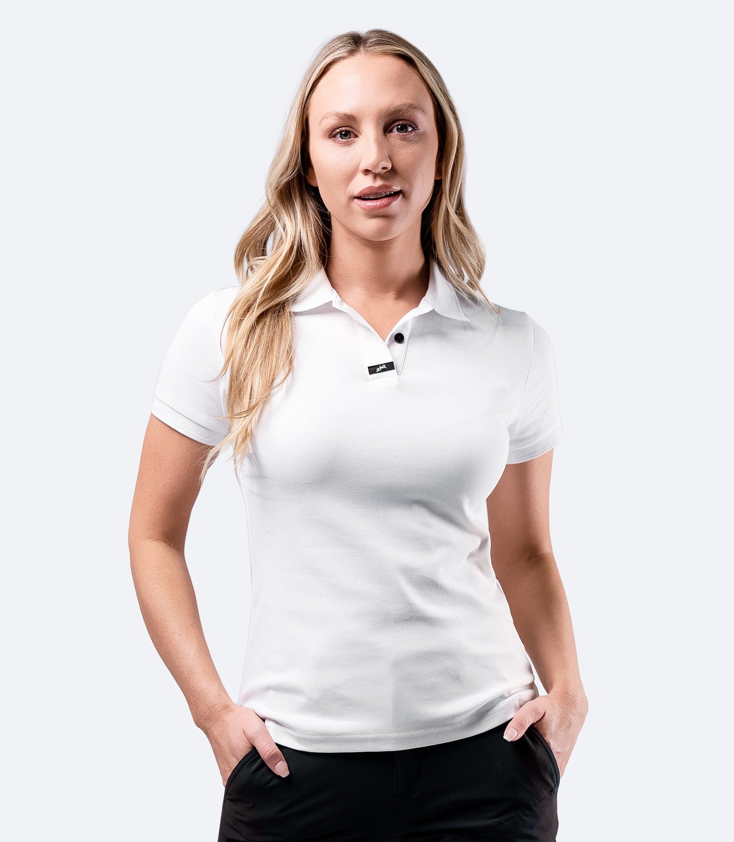 Ženska pamučna polo majica Pima - bijela