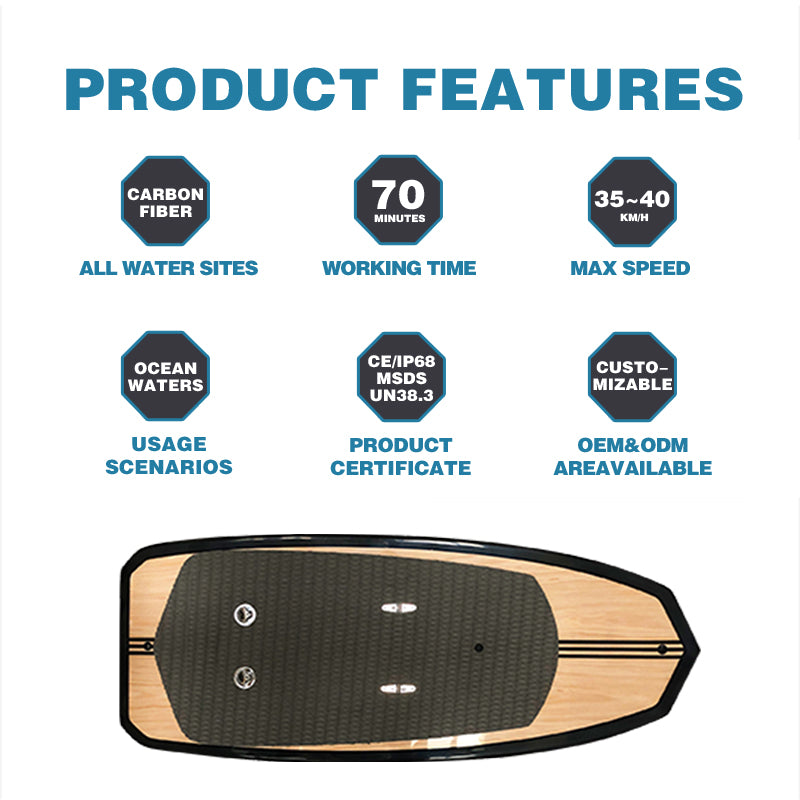E-Foil EF03 daska carbon-bamboo