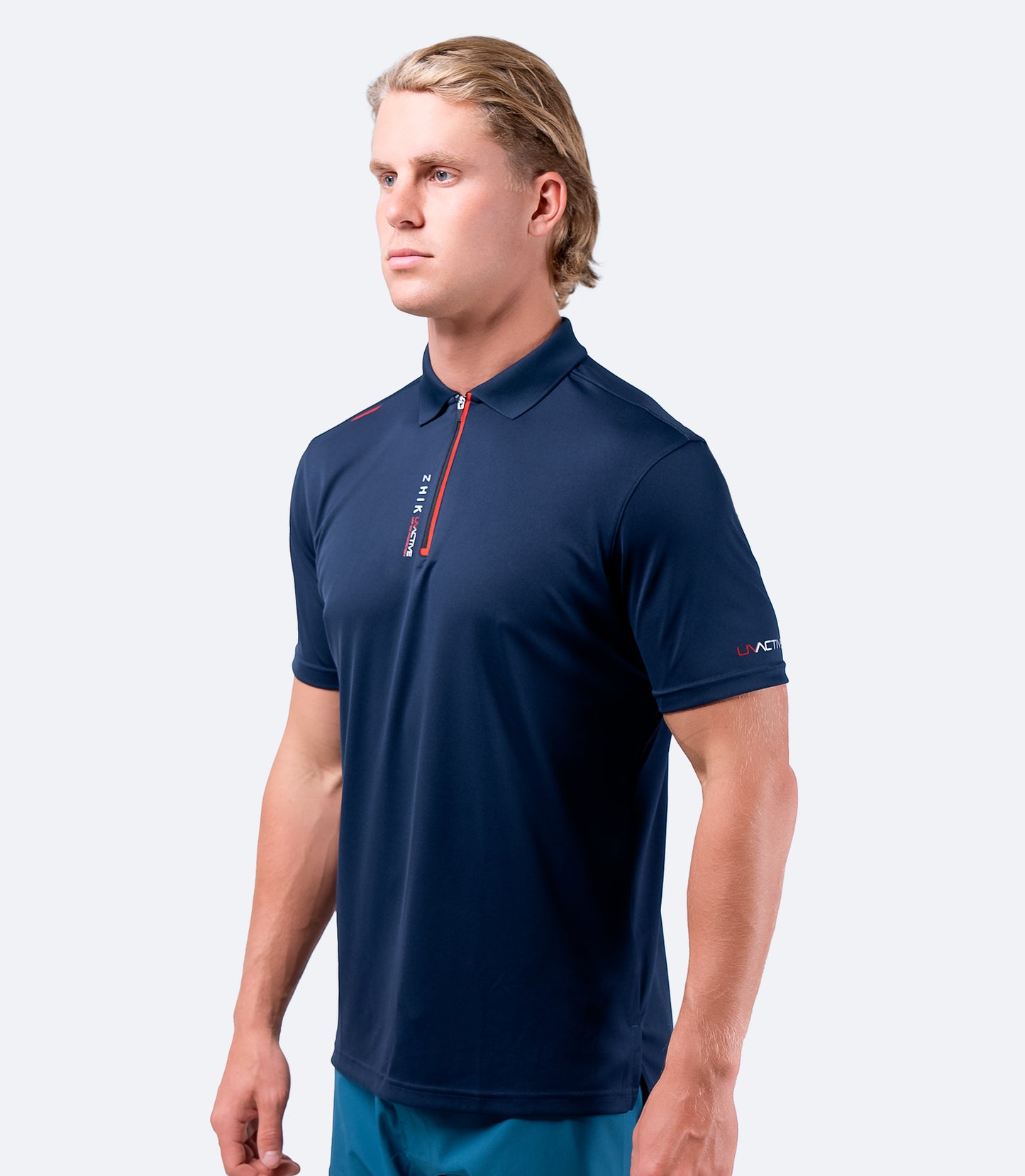 Muška UVActivE UPF50+ Zip sportska polo majica