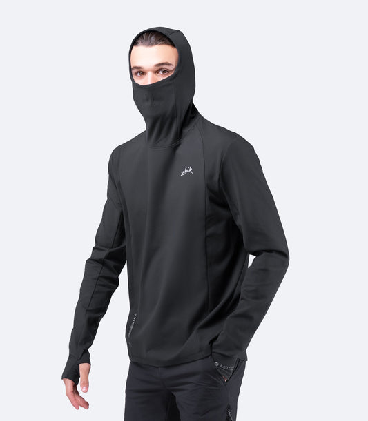Muška crna majica s kapuljačom ZhikMotion