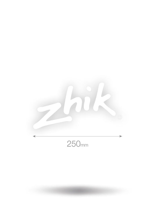 250 mm Zhik vinilna naljepnica-bijela