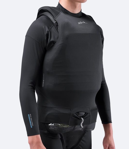 Trkaći prsluk Eco Spandex - crni