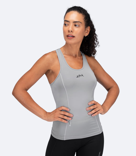Ženska majica Eco Spandex LT Race - platinasta