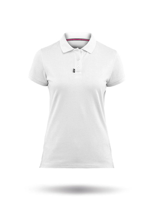 Ženski klasični pamučni polo-bijela