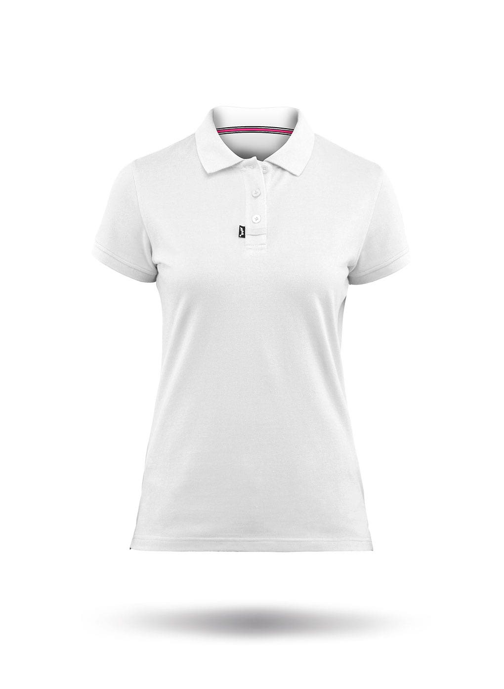 Ženski klasični pamučni polo-bijela